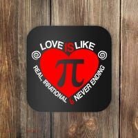 Love Is Like Pi Valentines Coaster thumb 0