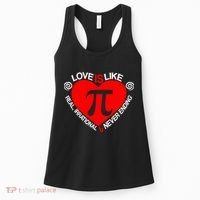 Love Is Like Pi Valentines Women's Tank Top thumb 0