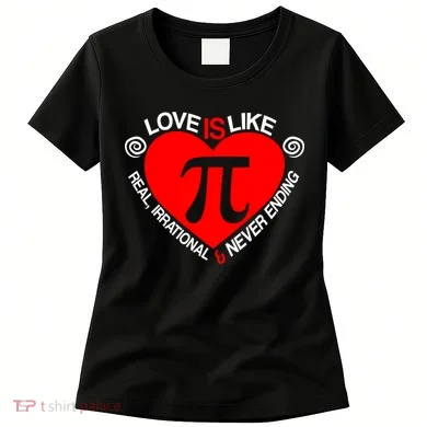 Love Is Like Pi Valentines Women's T-Shirt