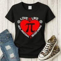 Love Is Like Pi Valentines Women's T-Shirt thumb 3