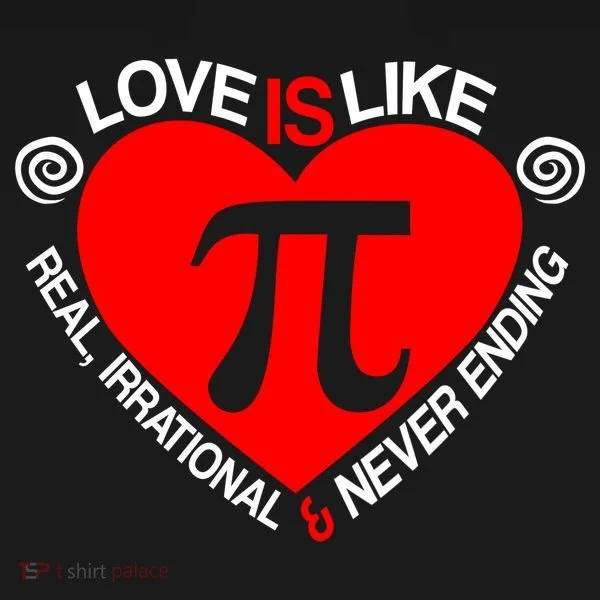 Love Is Like Pi Valentines Women's T-Shirt