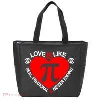 Love Is Like Pi Valentines Tote Bag thumb 0