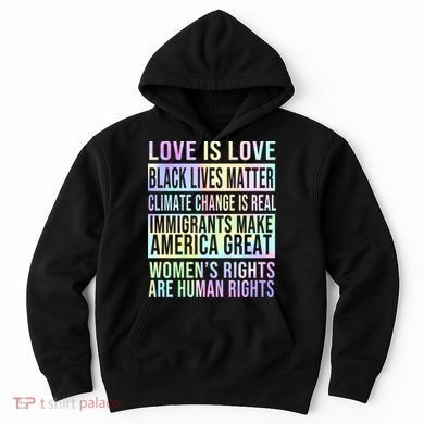Love Is Love Black Lives Matter Hoodie