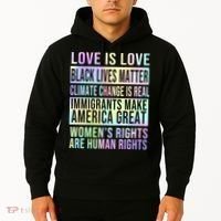 Love Is Love Black Lives Matter Hoodie thumb 2