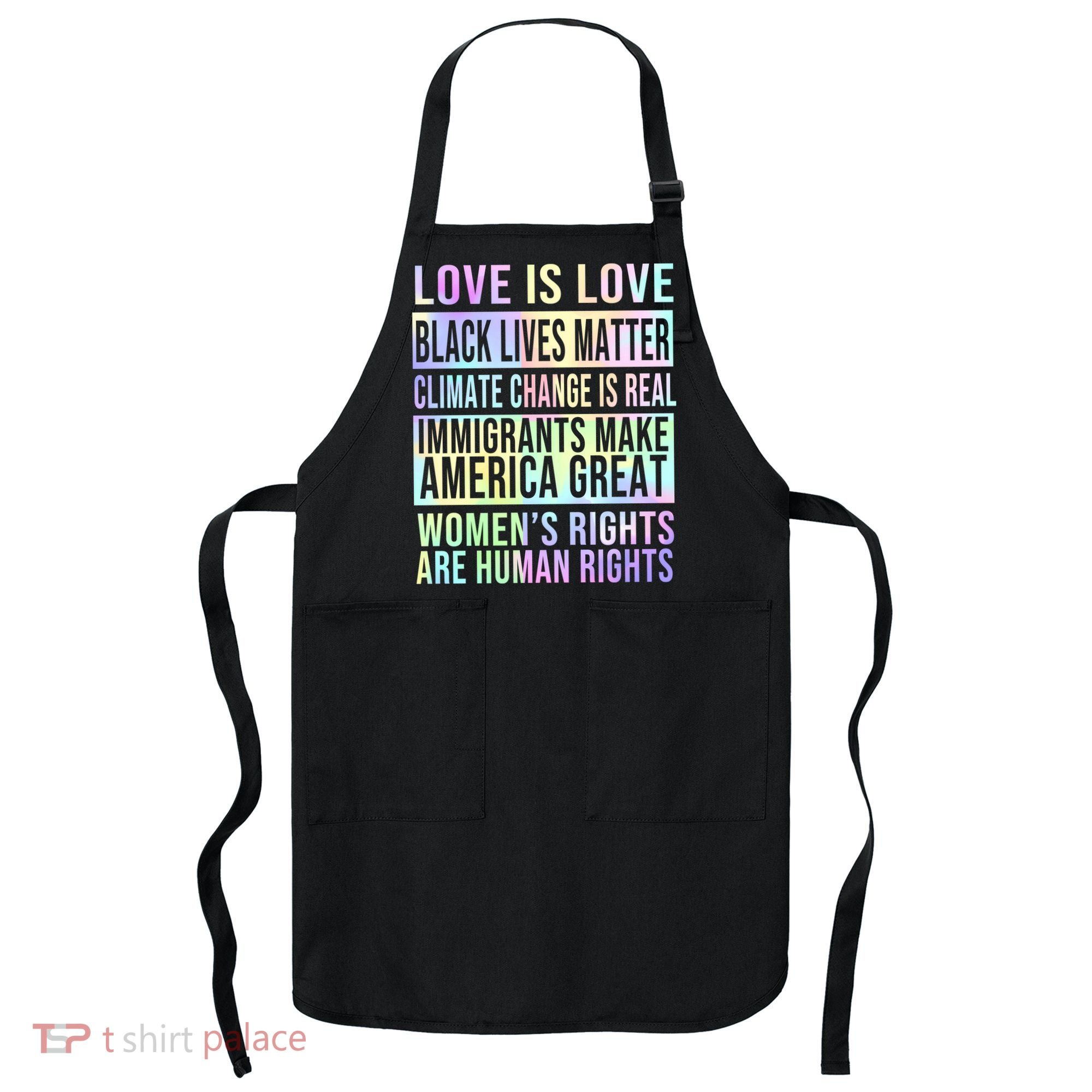 Love Is Love Black Lives Matter Apron