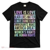 Love Is Love Black Lives Matter T-Shirt thumb 0