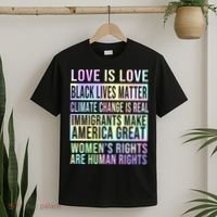 Love Is Love Black Lives Matter T-Shirt thumb 2