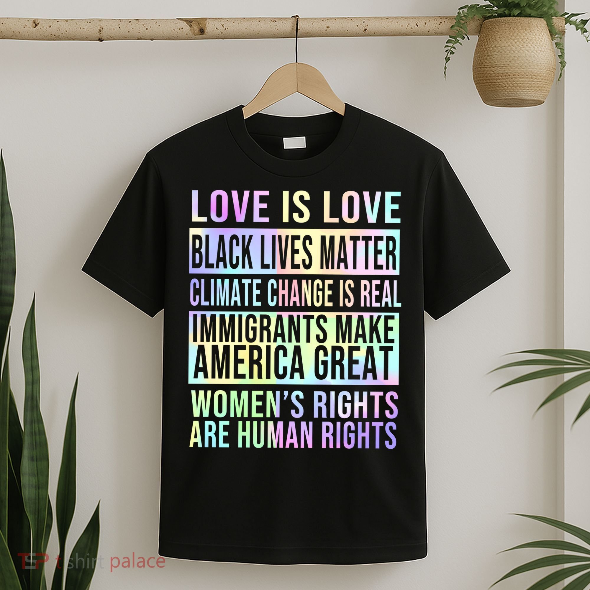 Love Is Love Black Lives Matter T-Shirt