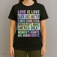 Love Is Love Black Lives Matter T-Shirt thumb 4