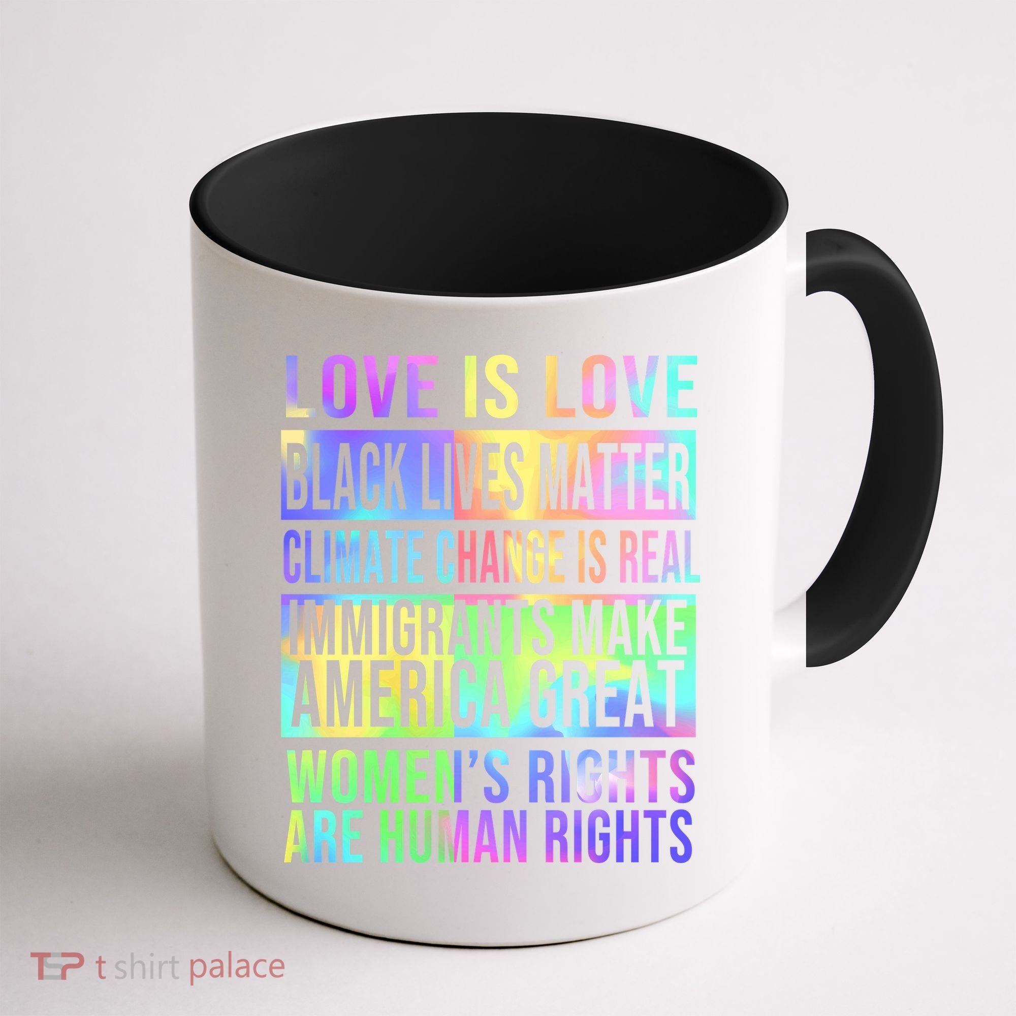 Love Is Love Black Lives Matter Coffee Mug