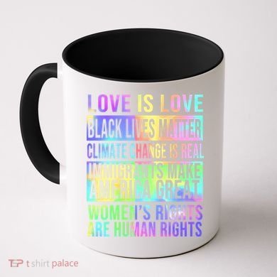 Love Is Love Black Lives Matter Coffee Mug