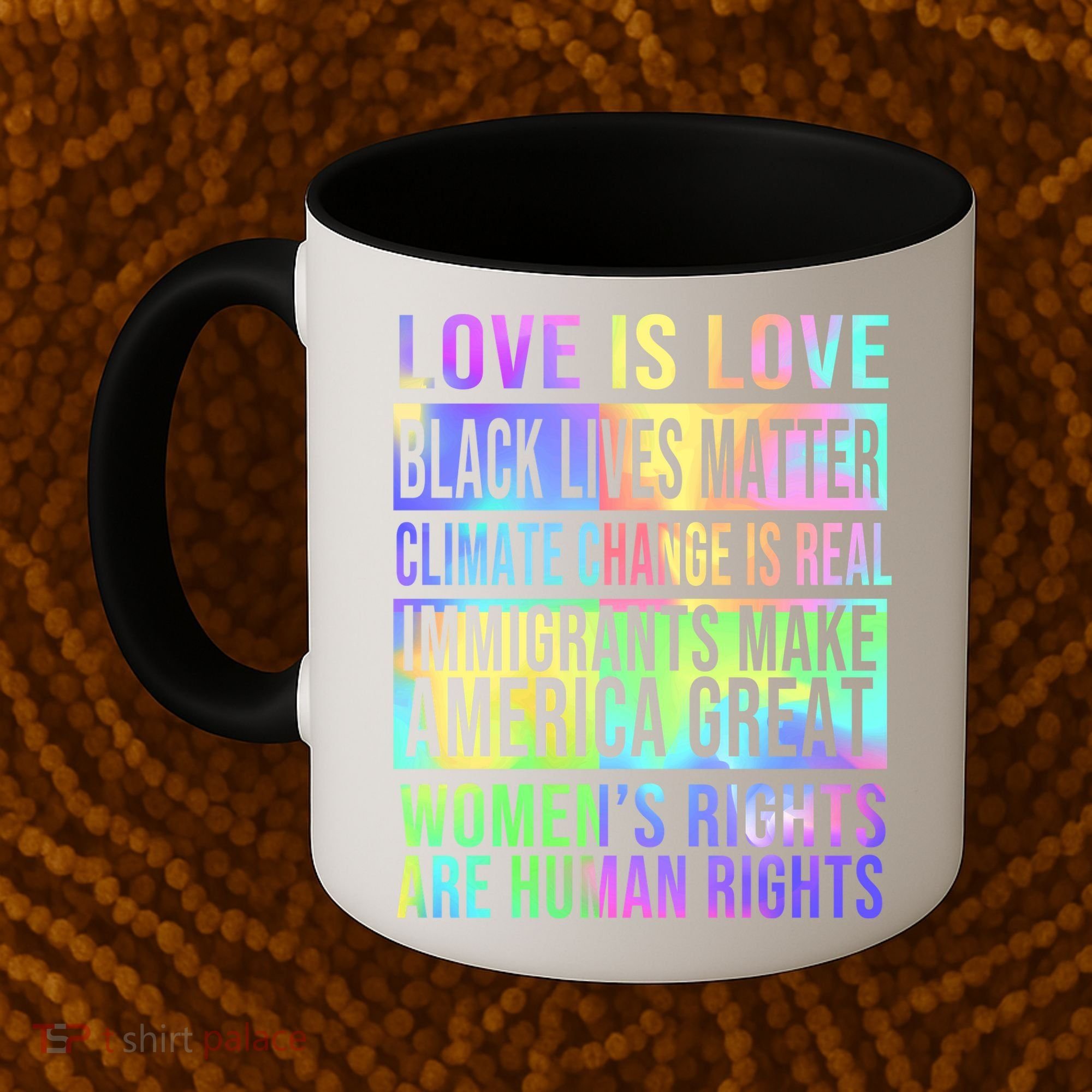 Love Is Love Black Lives Matter Coffee Mug