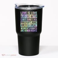 Love Is Love Black Lives Matter Tumbler thumb 0