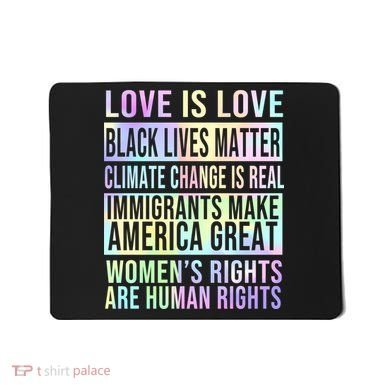 Love Is Love Black Lives Matter Mousepad