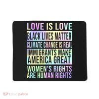 Love Is Love Black Lives Matter Mousepad thumb 0