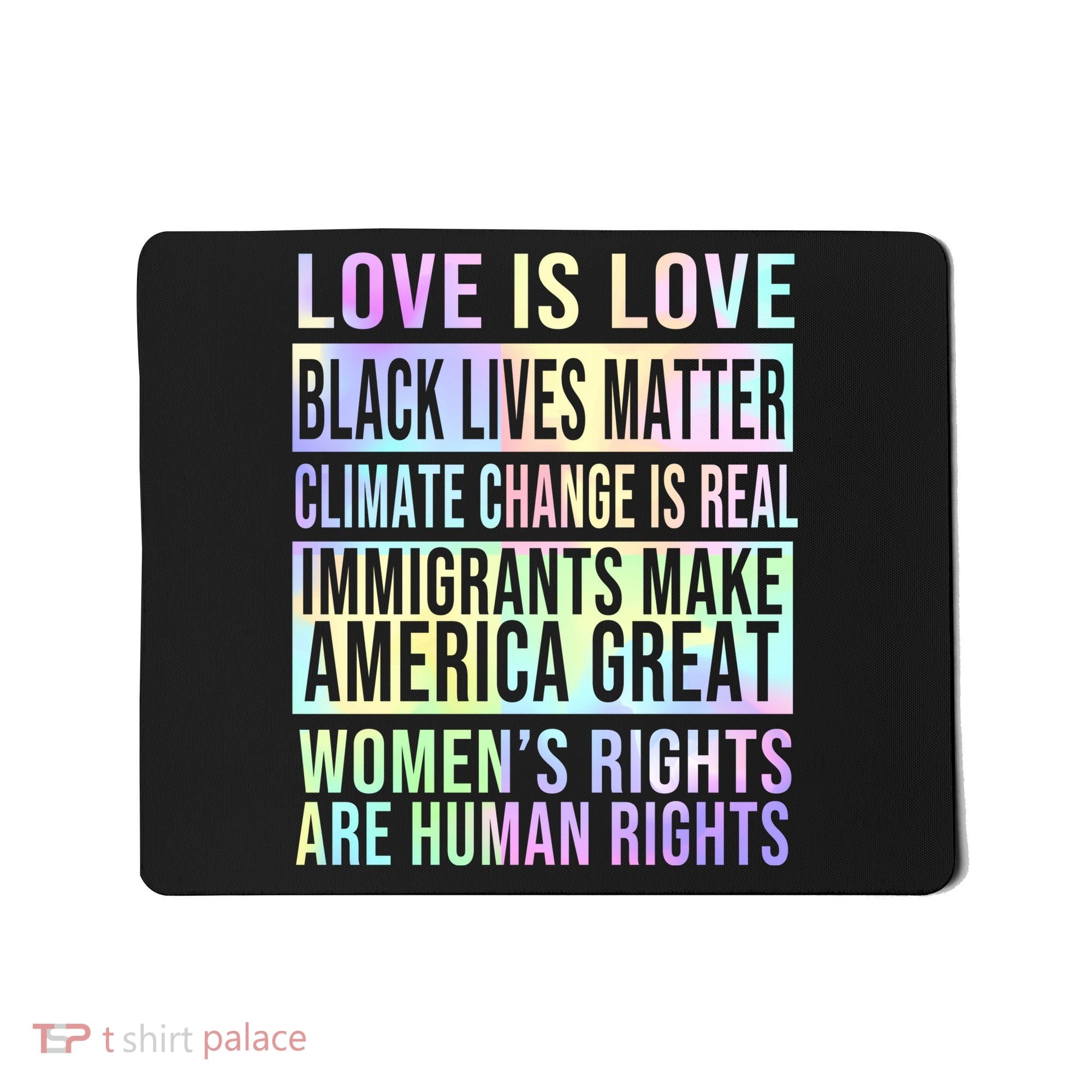 Love Is Love Black Lives Matter Mousepad