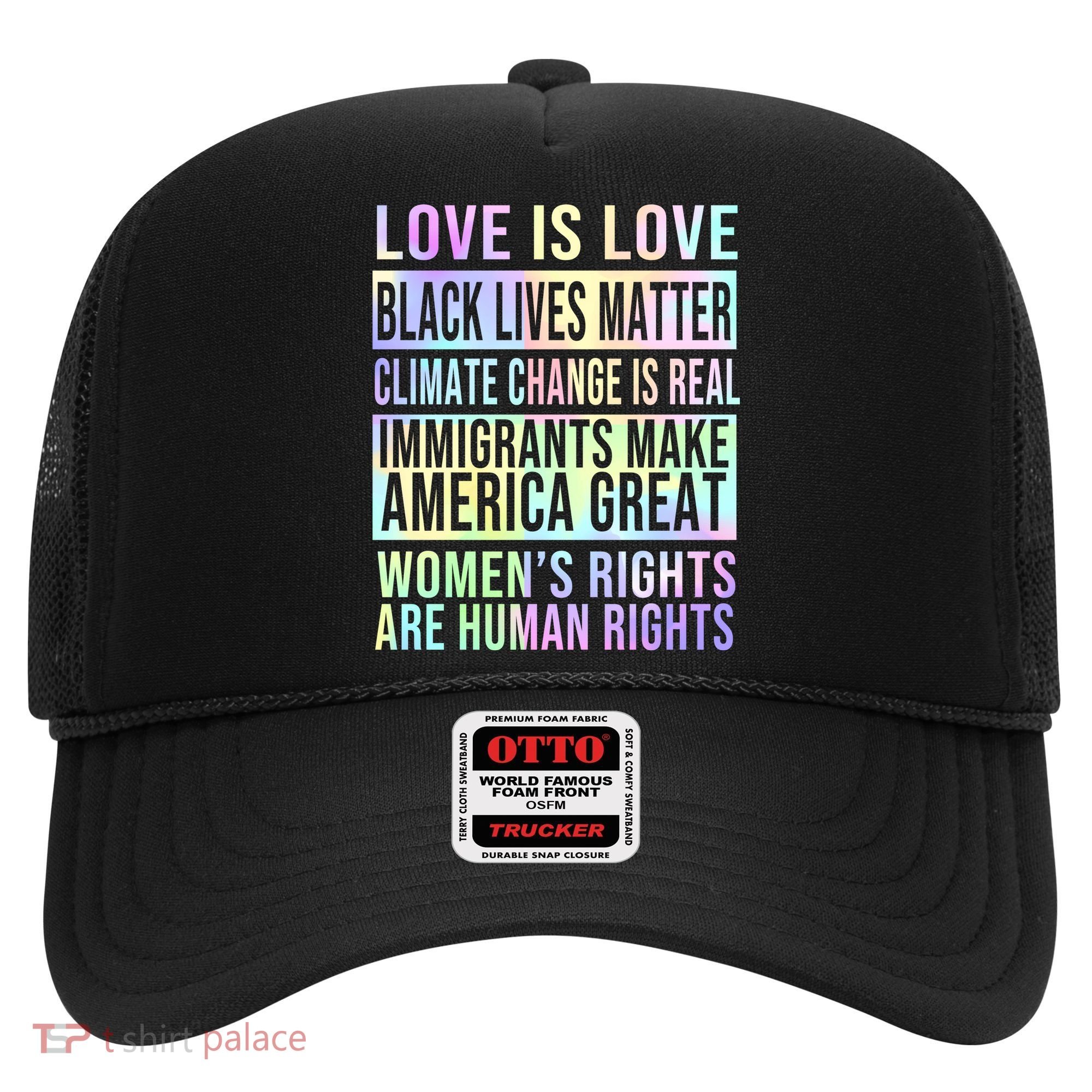 Love Is Love Black Lives Matter Hat