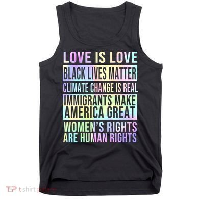 Love Is Love Black Lives Matter Tank Top