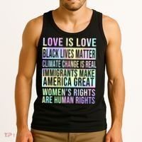 Love Is Love Black Lives Matter Tank Top thumb 3