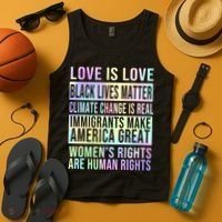 Love Is Love Black Lives Matter Tank Top thumb 4
