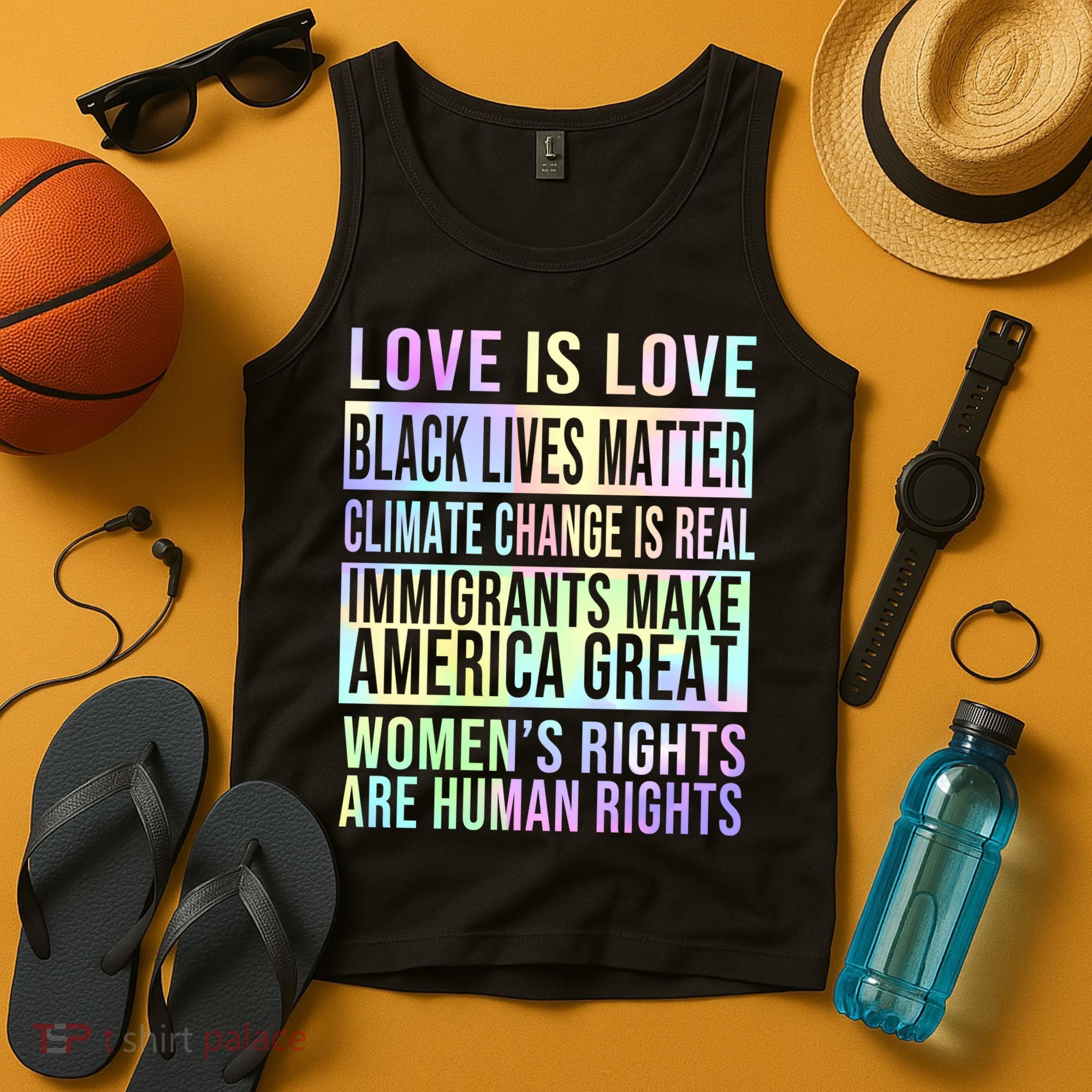 Love Is Love Black Lives Matter Tank Top