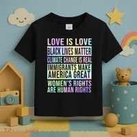 Love Is Love Black Lives Matter Toddler T-Shirt thumb 3