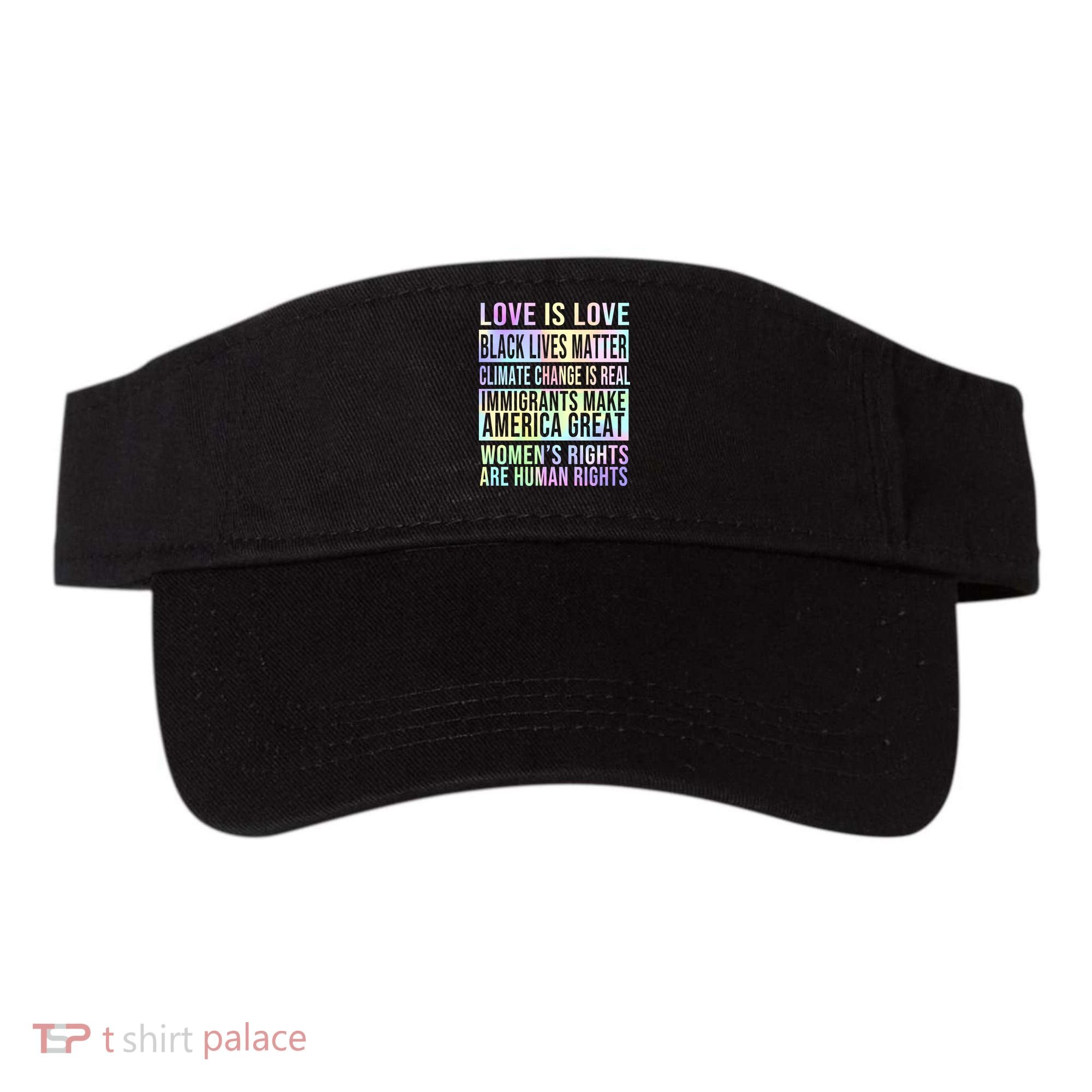Love Is Love Black Lives Matter Visor