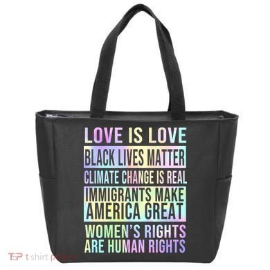 Love Is Love Black Lives Matter Tote Bag