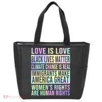 Love Is Love Black Lives Matter Tote Bag thumb 0
