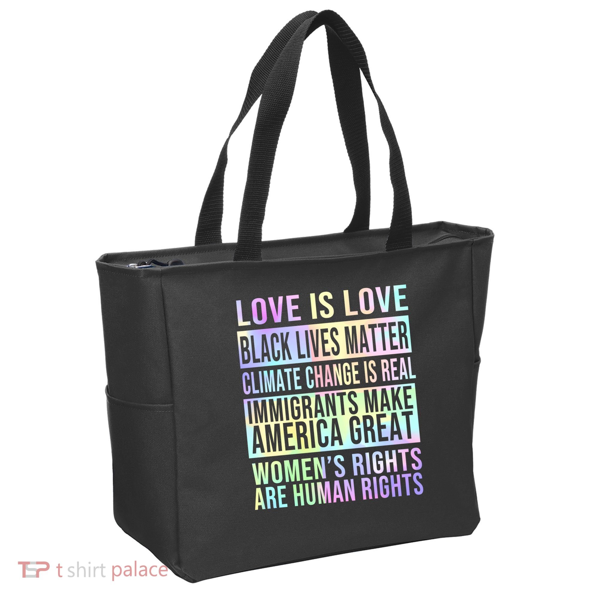 Love Is Love Black Lives Matter Tote Bag