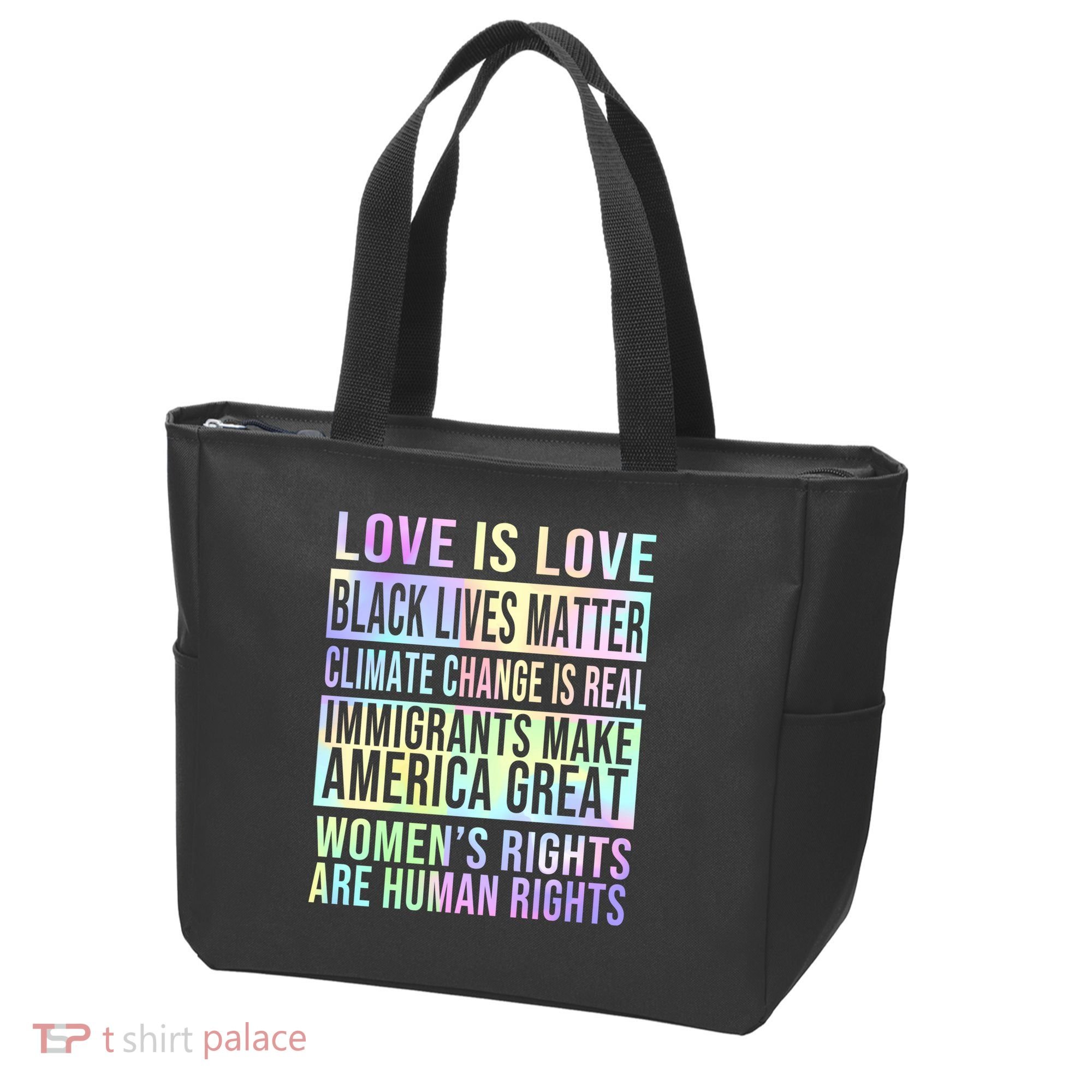 Love Is Love Black Lives Matter Tote Bag