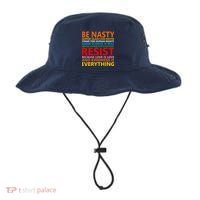 Love Is Love Kindness Is Everything Be Nasty Resist Protest Bucket Hat thumb 0