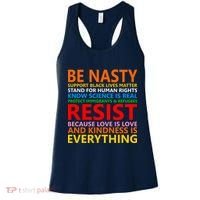 Love Is Love Kindness Is Everything Be Nasty Resist Protest Women's Tank Top thumb 0