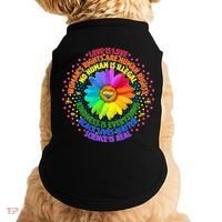 Love Is Love Rainbow Flower Unity Doggie Tank thumb 0