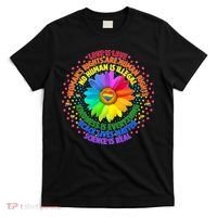 Love Is Love Rainbow Flower Unity T-Shirt thumb 0