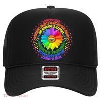 Love Is Love Rainbow Flower Unity Hat thumb 0