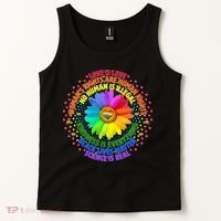 Love Is Love Rainbow Flower Unity Tank Top thumb 2