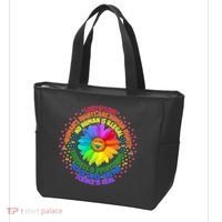 Love Is Love Rainbow Flower Unity Tote Bag thumb 3