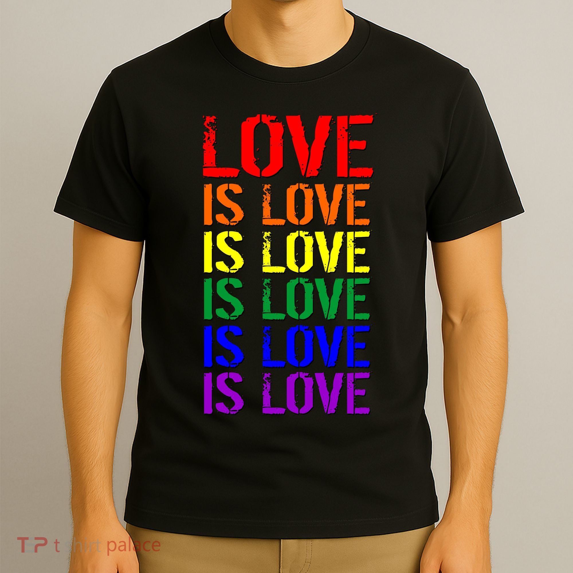 Love Is Love Rainbow Colors T-Shirt