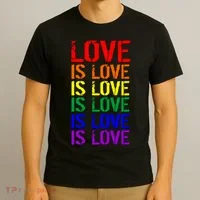 Love Is Love Rainbow Colors T-Shirt thumb 3