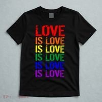 Love Is Love Rainbow Colors T-Shirt thumb 5