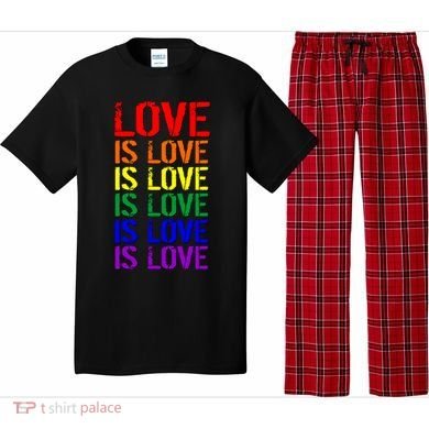 Love Is Love Rainbow Colors Pajama Set