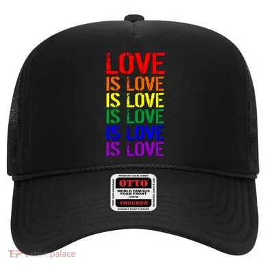 Love Is Love Rainbow Colors Hat