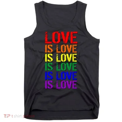 Love Is Love Rainbow Colors Tank Top