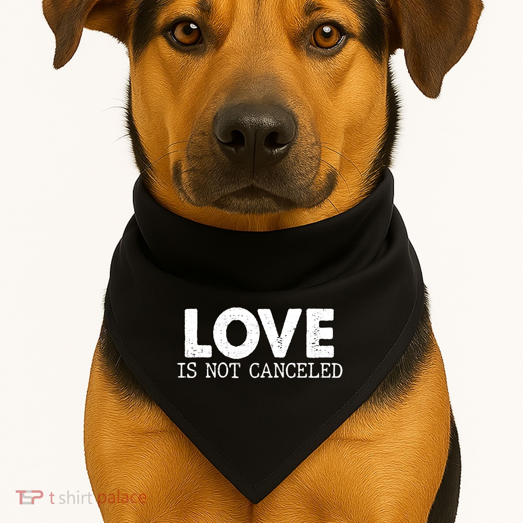 Love Is Not Canceled USA-Made Doggie Bandana