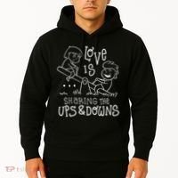 Love Is Sharing The Ups And Downs Hoodie thumb 2