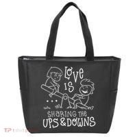 Love Is Sharing The Ups And Downs Tote Bag thumb 0