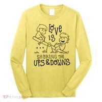 Love Is Sharing The Ups And Downs Long Sleeve Shirt thumb 0
