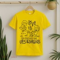 Love Is Sharing The Ups And Downs T-Shirt thumb 2