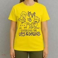 Love Is Sharing The Ups And Downs T-Shirt thumb 4